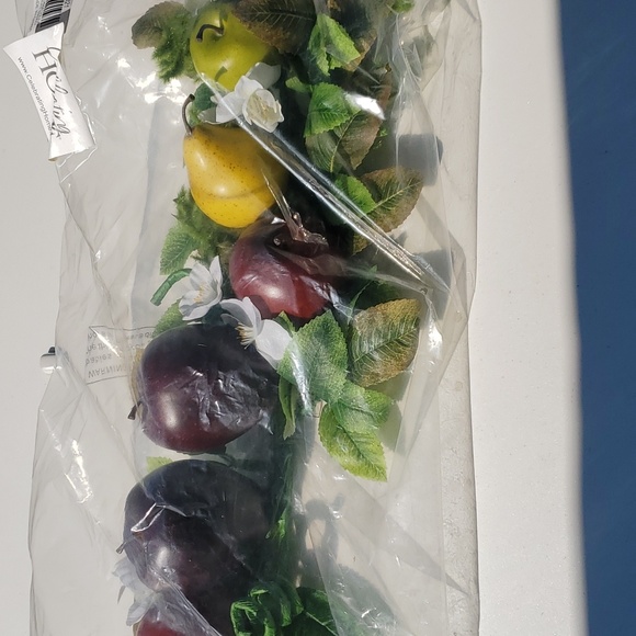 Sonoma fruit swag New Home Interiors Artificial fruit f;oral apples pears 28" - Picture 8 of 13